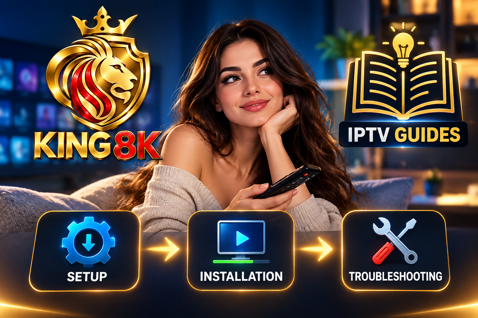 IPTV Guides - IPTV Setup Installation and Troubleshooting King8K
